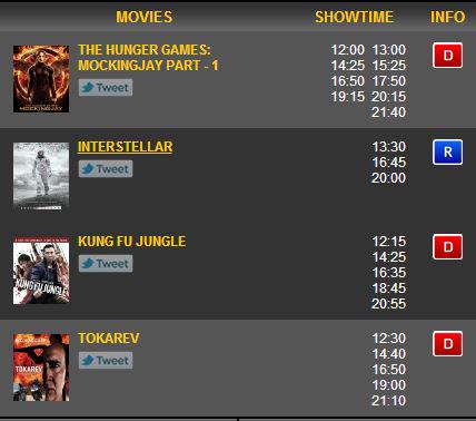 KotaBalikpapan's tweet photo. #FilmBPN Jadwal film XXI Ewalk hari ini http://t.co/llkktHMMFr