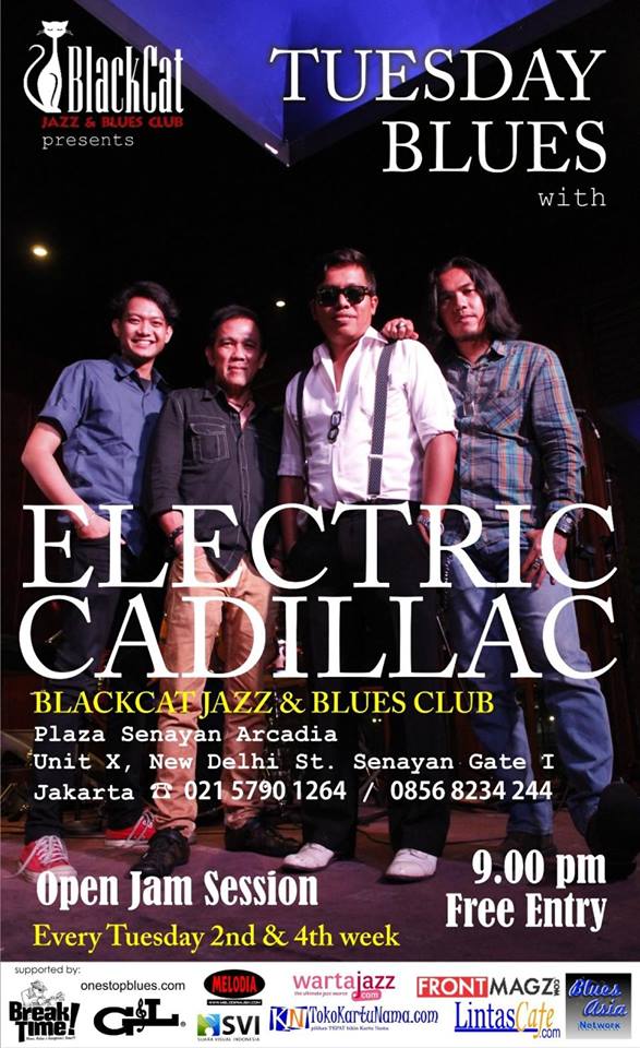 TONIGHT #TuesdayBlues w/ <a href="/ECadillacBand/">Electric Cadillac</a> | <a href="/BlackCatJakarta/">BlackCat Bar & Resto</a> | 8pm | Open Jam | Free Entry Cc: <a href="/BluesAsia/">Tomcat Colvin</a>