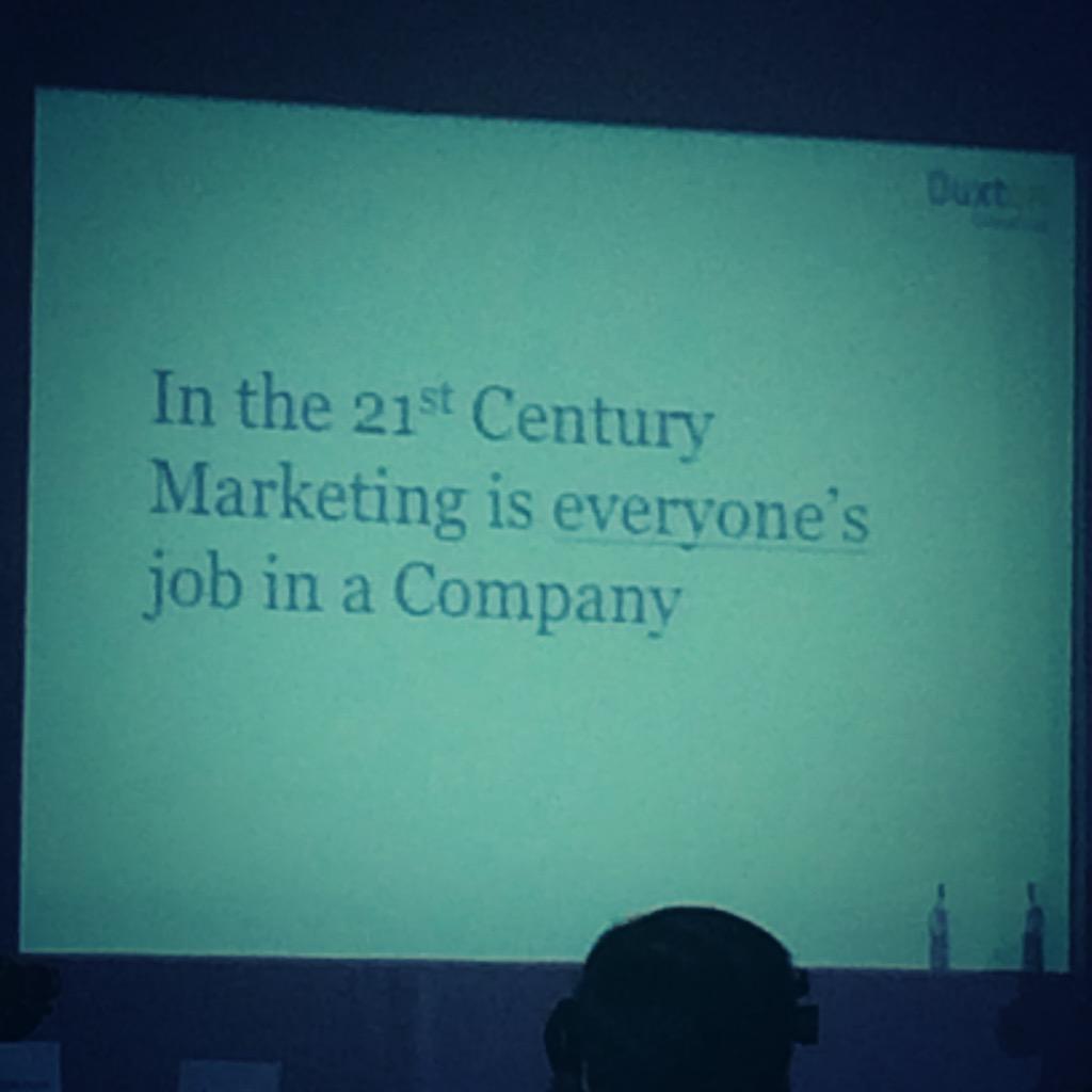 thejakartaglobe's tweet photo. "In the 21st century, marketing is everyone's job in a company" - #IEF2014 http://t.co/5jMGlqGiDa