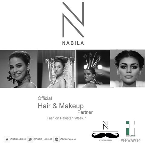 nabila_salon's tweet photo. Official #hair &amp; #makeup #partners @FashionPakistan Week 2014 #FPWAW14 #Nabila's #NGents #NPRO http://t.co/ZSMTihYT5J