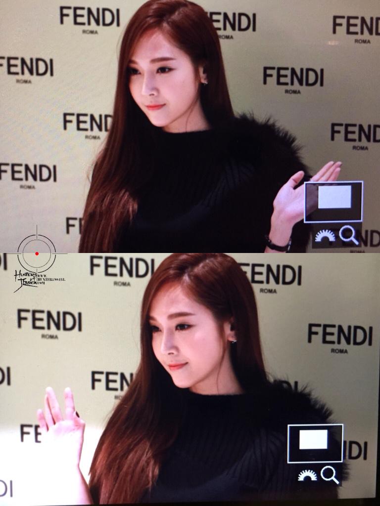 [PIC][24-11-2014]Jessica tham dự sự kiện khai trương cửa hàng "Fendi" tại Lotte World - Seoul vào chiều nay B3RRdmrCcAAoRjM