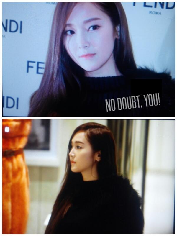 [PIC][24-11-2014]Jessica tham dự sự kiện khai trương cửa hàng "Fendi" tại Lotte World - Seoul vào chiều nay B3RTOuICMAAPwMK