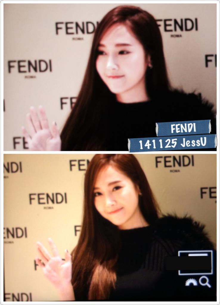 [PIC][24-11-2014]Jessica tham dự sự kiện khai trương cửa hàng "Fendi" tại Lotte World - Seoul vào chiều nay B3RTxhcCMAEkr7a