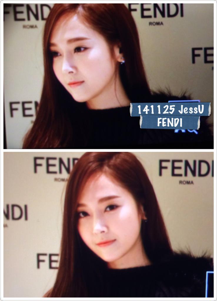 [PIC][24-11-2014]Jessica tham dự sự kiện khai trương cửa hàng "Fendi" tại Lotte World - Seoul vào chiều nay B3RTxhiCUAAyOOk