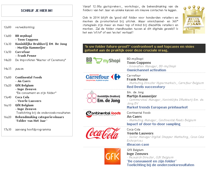 RetailDetail Night - program details