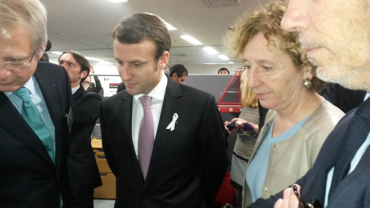 <a href="/EmmanuelMacron/">Emmanuel Macron</a> et <a href="/murielpenicaud/">Muriel Pénicaud</a> accompagnent 13 PME de la mission #SilverEco de <a href="/UBIFRANCE/">Rdv sur @BusinessFrance</a> et <a href="/Bpifrance/">Bpifrance</a> au Japon