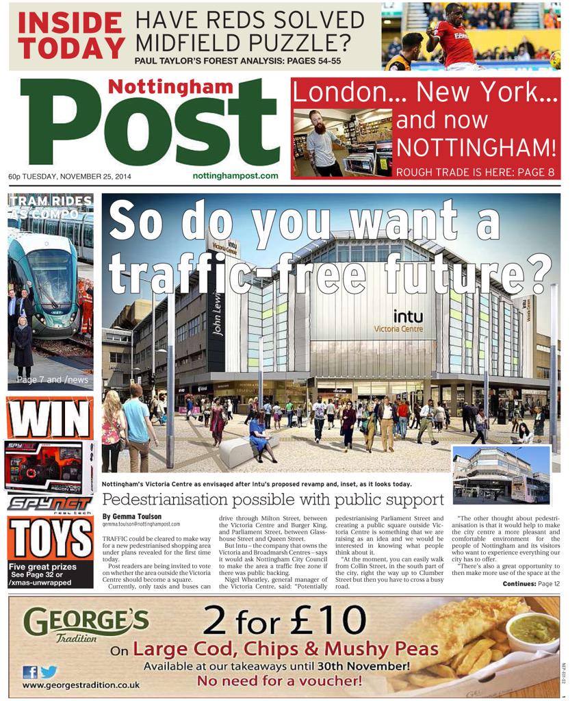 NottinghamPost's tweet image. Here is YOUR TUESDAY front page....

#Spynet #ChristmasUnwrapped #NFFC #todaysfrontpages