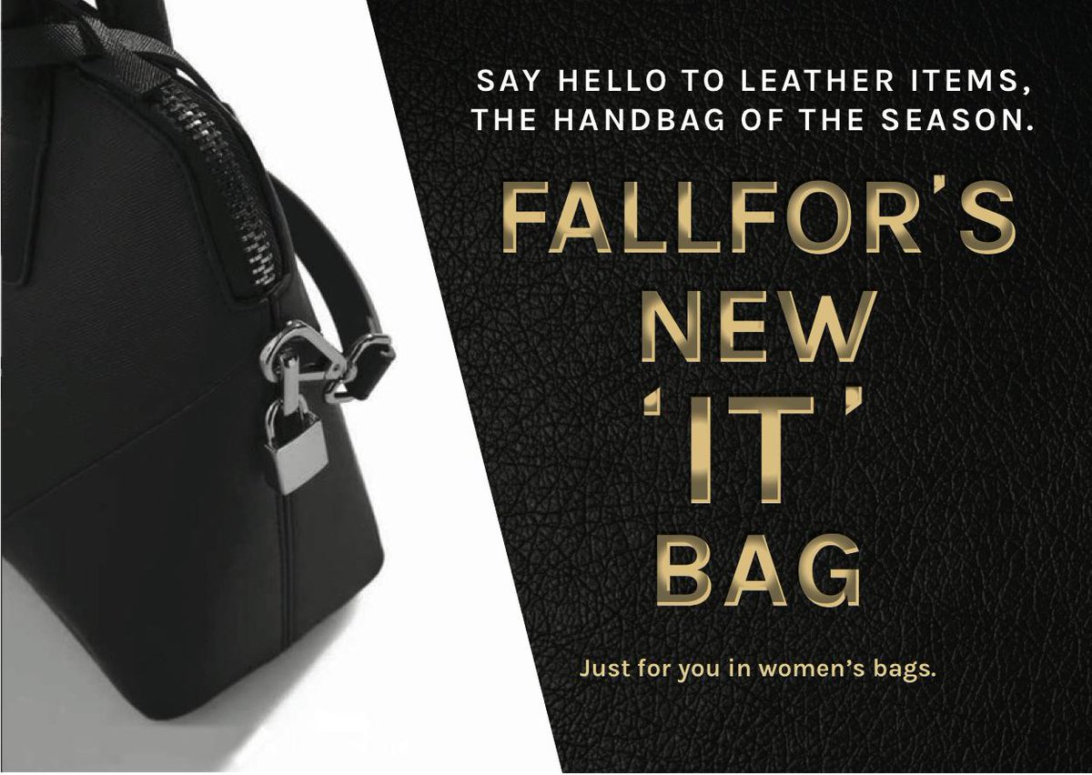 fallfortweets's tweet photo. Say hello to leather items, just for you in women's bags!
http://t.co/nIzucwtyjn http://t.co/eXOD3UBE1t