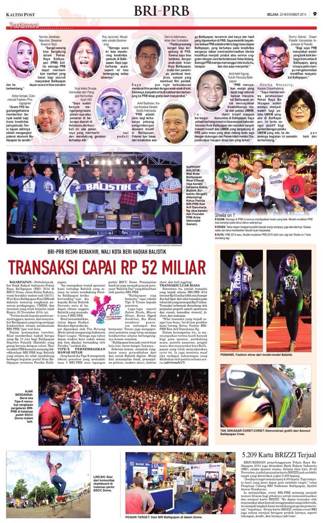 balistiktimur's tweet photo. Pekan Raya Balikpapan 2014 #BalistikDay @BalistikCyber @PekanRayaBpn http://t.co/5tHfLca4BT