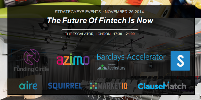 TeamContentive's tweet image. EVENT - ‘The Future Of Fintech Is Now&apos; – Your Last Chance For Tickets! bit.ly/1yLOFTZ #LDNtech #fintech