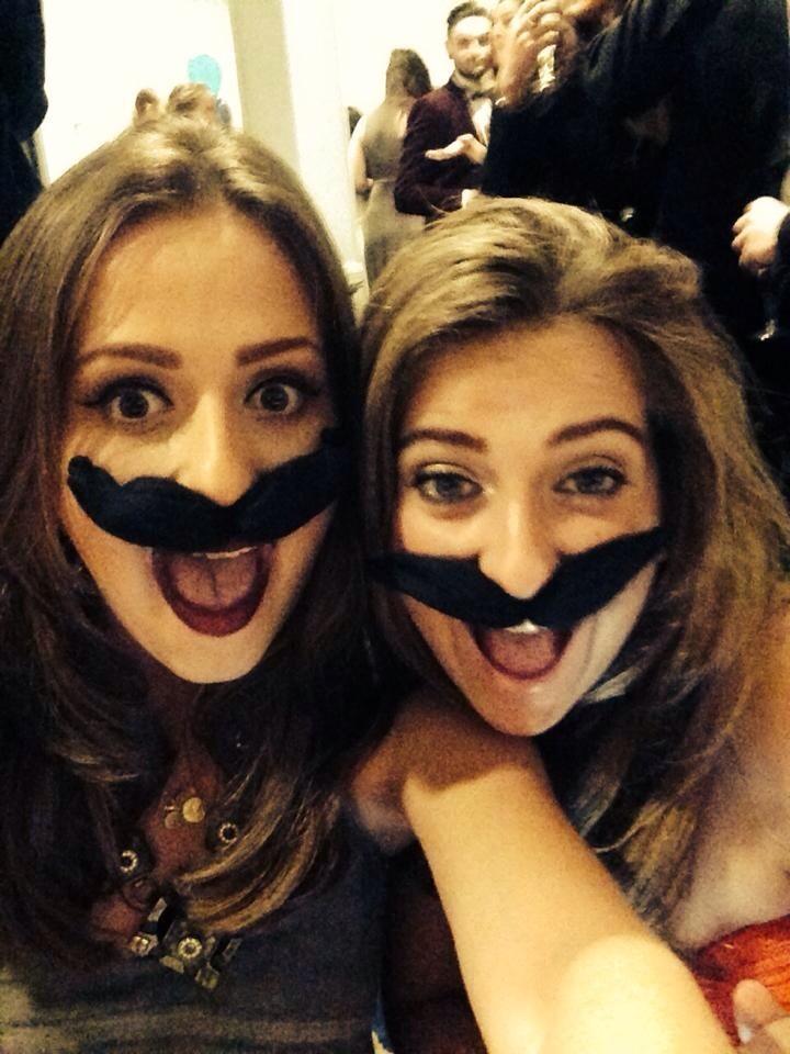Here are some of our beautiful ballers wearing the moustaches you donated us! 😍 <a href="/SmiffysUK/">Smiffys</a>