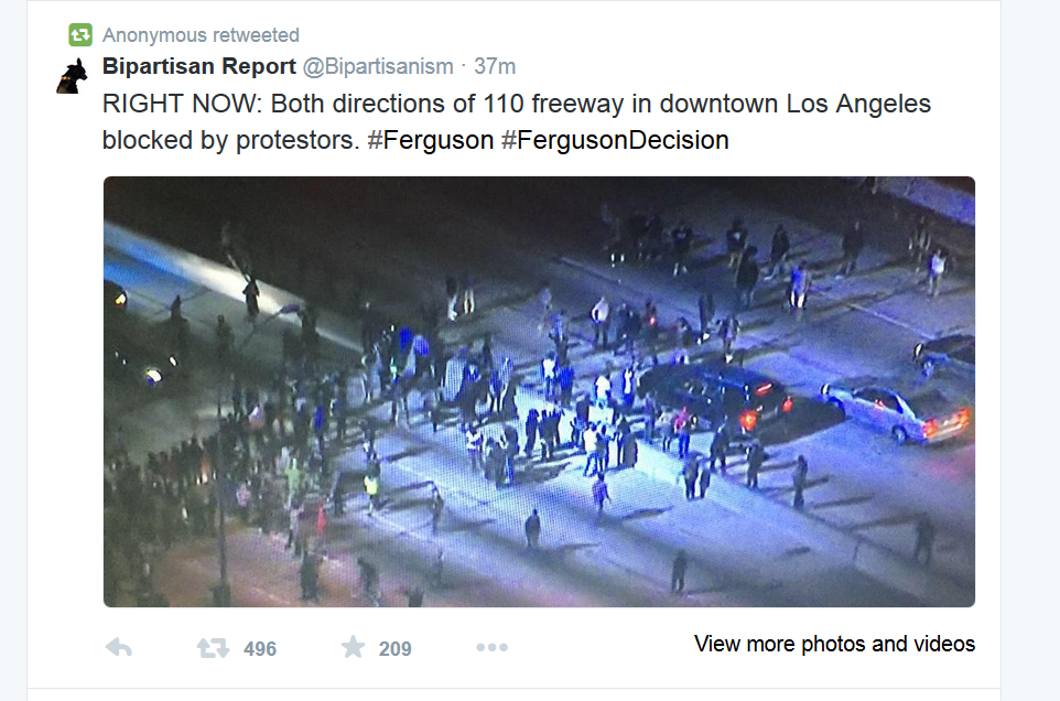 brice_paradise's tweet photo. @MarkDice Look at these losers in LA stopping traffic mainly for the thrill, It's like a pseudo purge http://t.co/71Ik0DXMrc