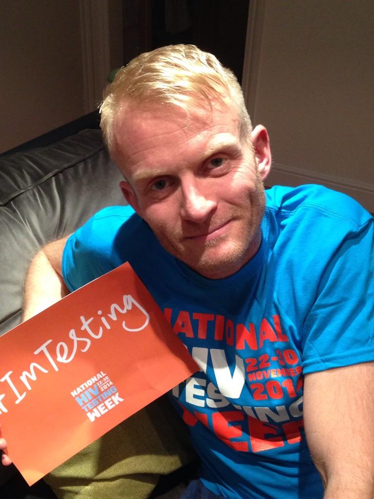MattCainWriter's tweet image. It's #HIVTestWeek! Join me in getting tested + tweet your support for this great campaign! @startswith_me #imtesting