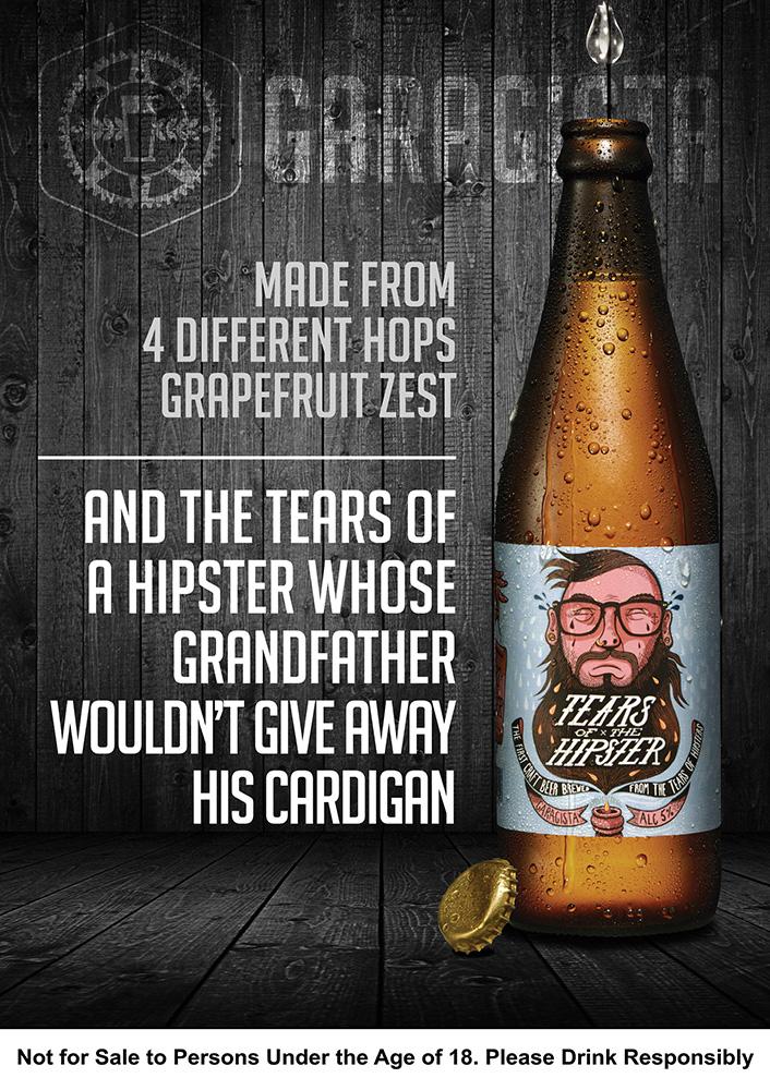 GaragistaBeerCo's tweet photo. Our Limited Edition "Tears of the Hipster" is made with.... #CTFOB http://t.co/DYXL0ec6G8