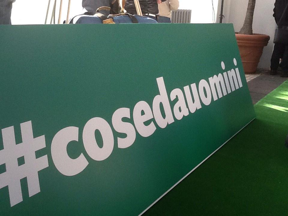 mowkina's tweet photo. #ViolenceagainstWomen day: Italian government campaign  #cosedauomini  #thingsformen  launch in Rome @giova_martelli http://t.co/VZARfaz2YB