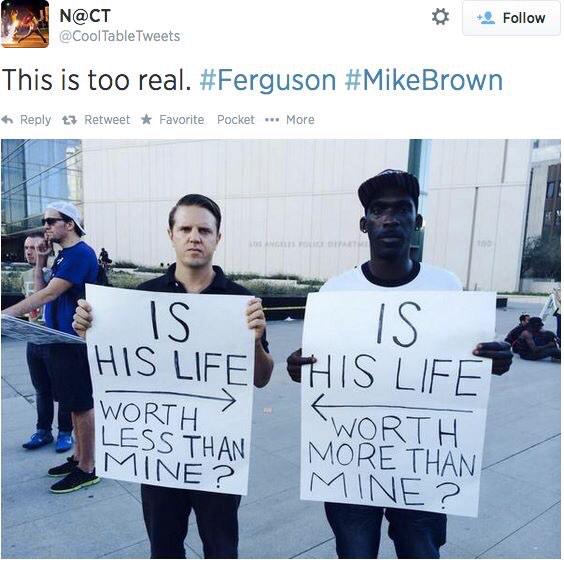 giftedchoice_'s tweet photo. What is this world coming to? The Realest post I've seen yet #nojusticenopeace #MikeBrown #FergusonDecision #Ferguson http://t.co/eVGJrw7rl5