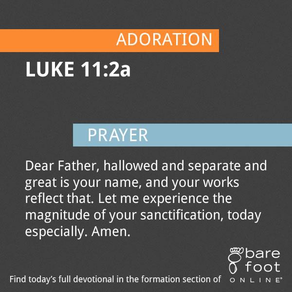 Simply marvel at God's majesty today.