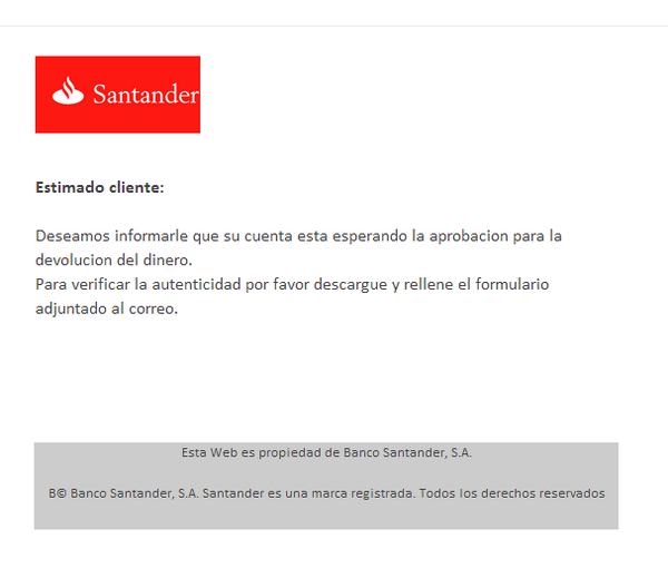 guardiacivil's tweet photo. ¿#Mandeee?¿Que tu banco va a devolverte dinero?...eso sólo pasa en las pelis de #CienciaFicción . Es #phishing seguro http://t.co/n5z7U809a0