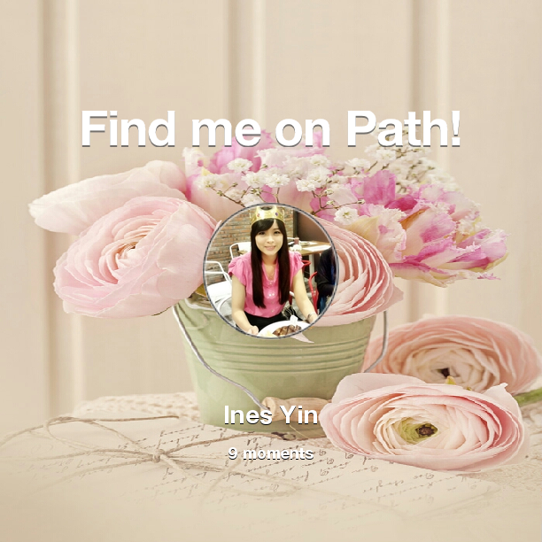 inesChenz's tweet photo. Find me on #Path now! Go to: http://t.co/kKAI7mQWqv! #thepersonalnetwork http://t.co/CPu97Aovcq