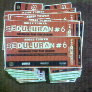 Presale #seduluran6 bisa dibeli langsung di Noisetower Jl kanal porong sidoarjo :))