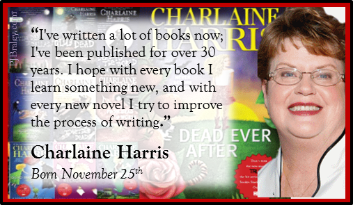 Happy Charlaine Harris!

Trying to improve...I too.  