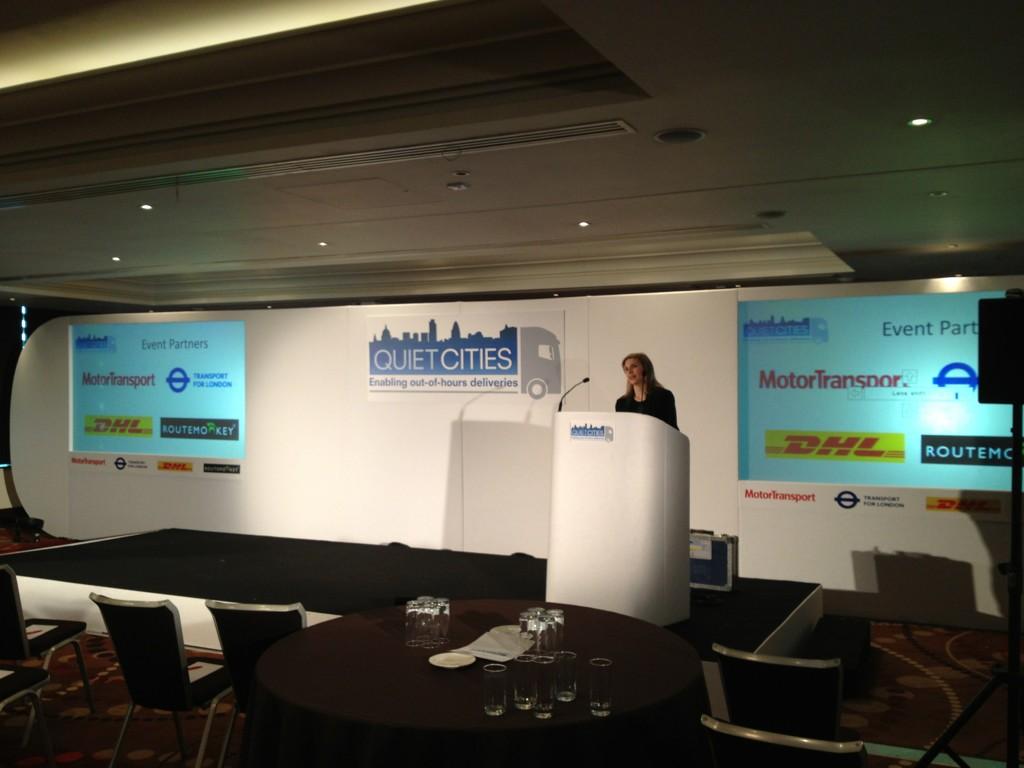 All set for the #QUIETCITIES conference.  Some very interesting speakers today