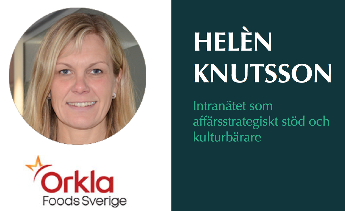 SummitFriends's tweet photo. .OrklaFoodsSE på scen om hur #intranätet är en integrerad del i att uppnå en effektiv arbetsdag #norintra #intranät http://t.co/TVeQhEumdk