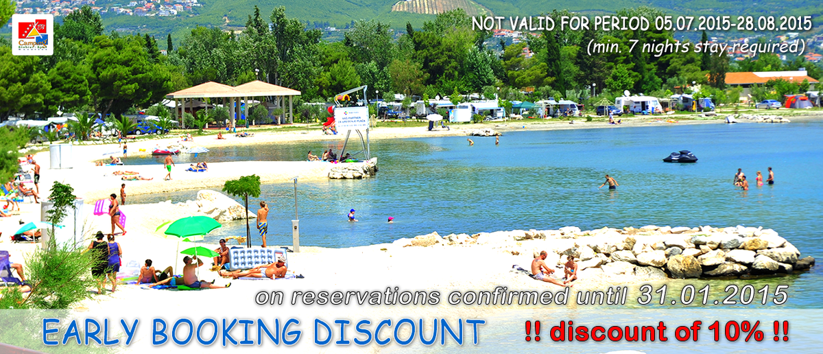 CampingSplit's tweet image. Early booking discount 2015