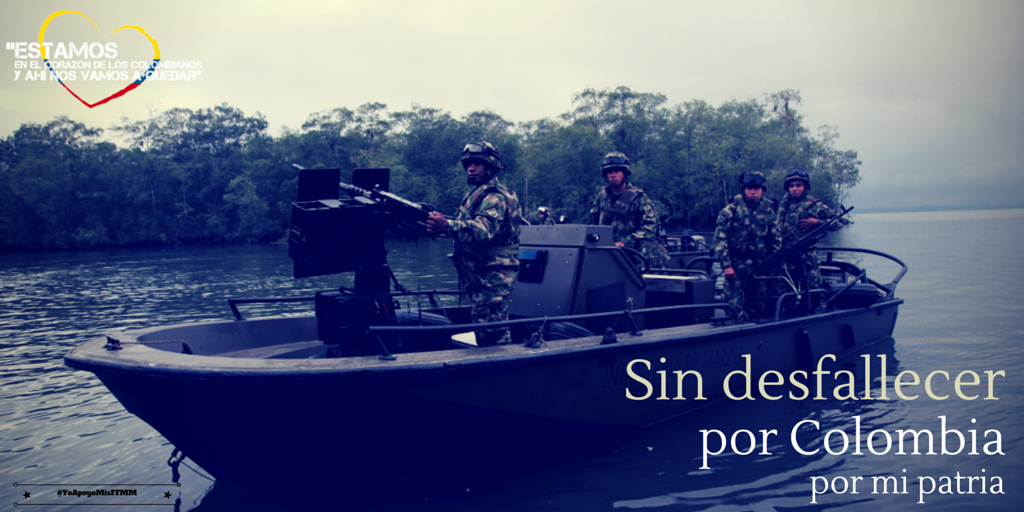 FuerzasMilCol's tweet photo. Sin desfallecer trabajamos y seguiremos trabajando por Colombia es nuestro deber y prioridad #YoApoyoMisFFMM http://t.co/po5b0kNrZs