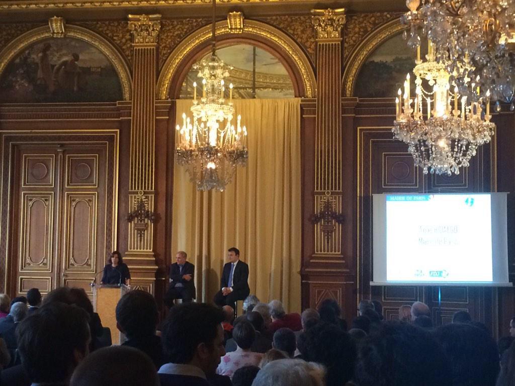 Le tremplin est lancé par <a href="/anne_hidalgo/">Anne Hidalgo</a> : 1er incubateur mondial de startups dédié à l'économie du sport #fierte