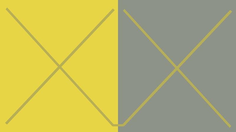 ideCOLOR's tweet photo. ¿Qué diferencia de #Color tienen las dos X? ¿Son iguales o no? La influencia del entorno en el #Diseño para tu color http://t.co/shqDwasEXP
