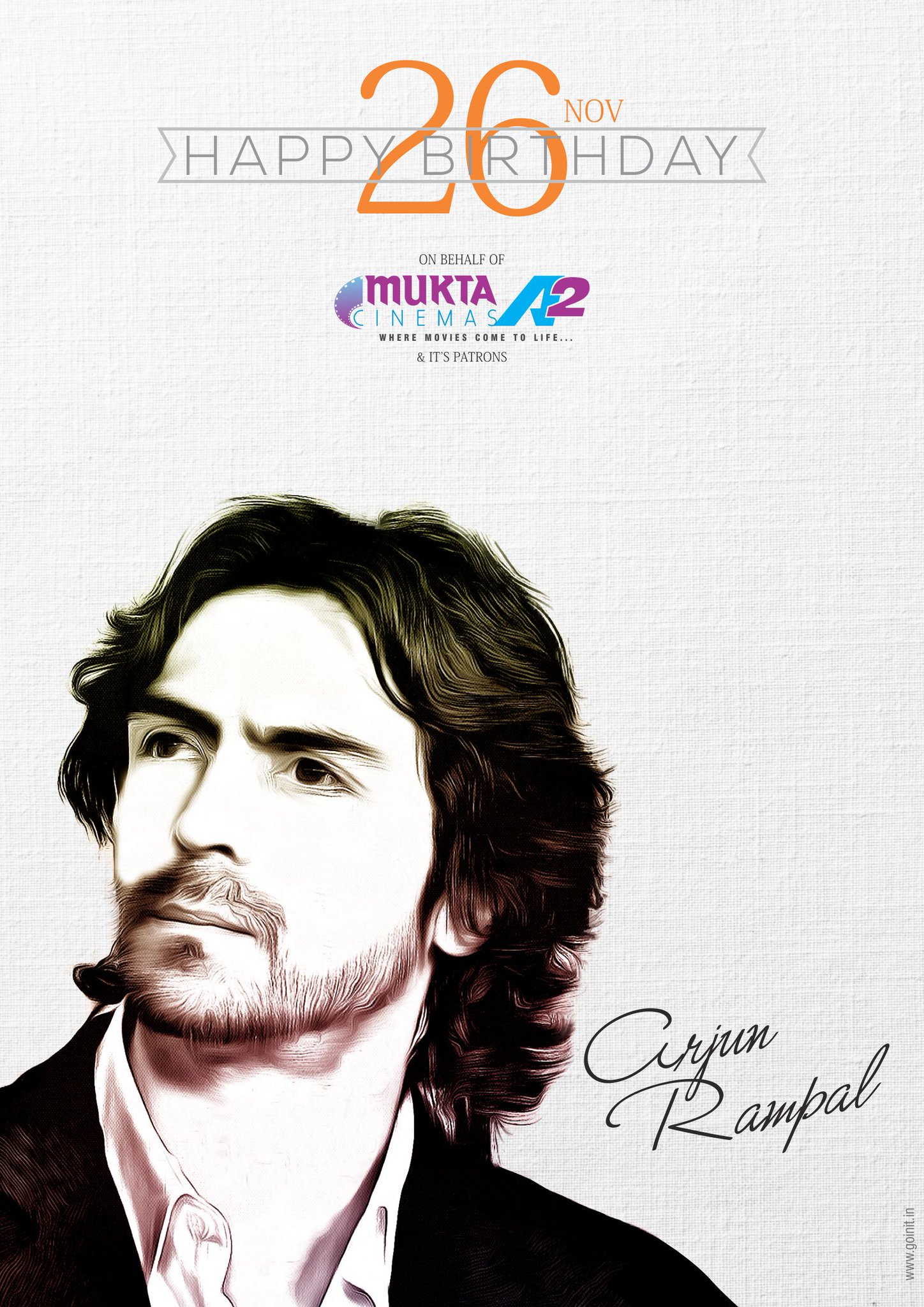 Mukta A2 Cinemas would like to wish a joyous Happy Birthday.

Which is your favorite Arjun Rampal movie? 