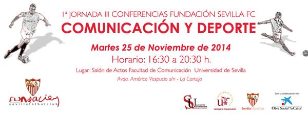 FCom_US's tweet photo. La #FCom no para! En #FComHoy tendremos conferencia sobre Comunicación y Deporte. cc @SevillaFC. http://t.co/yybRYGGJJg