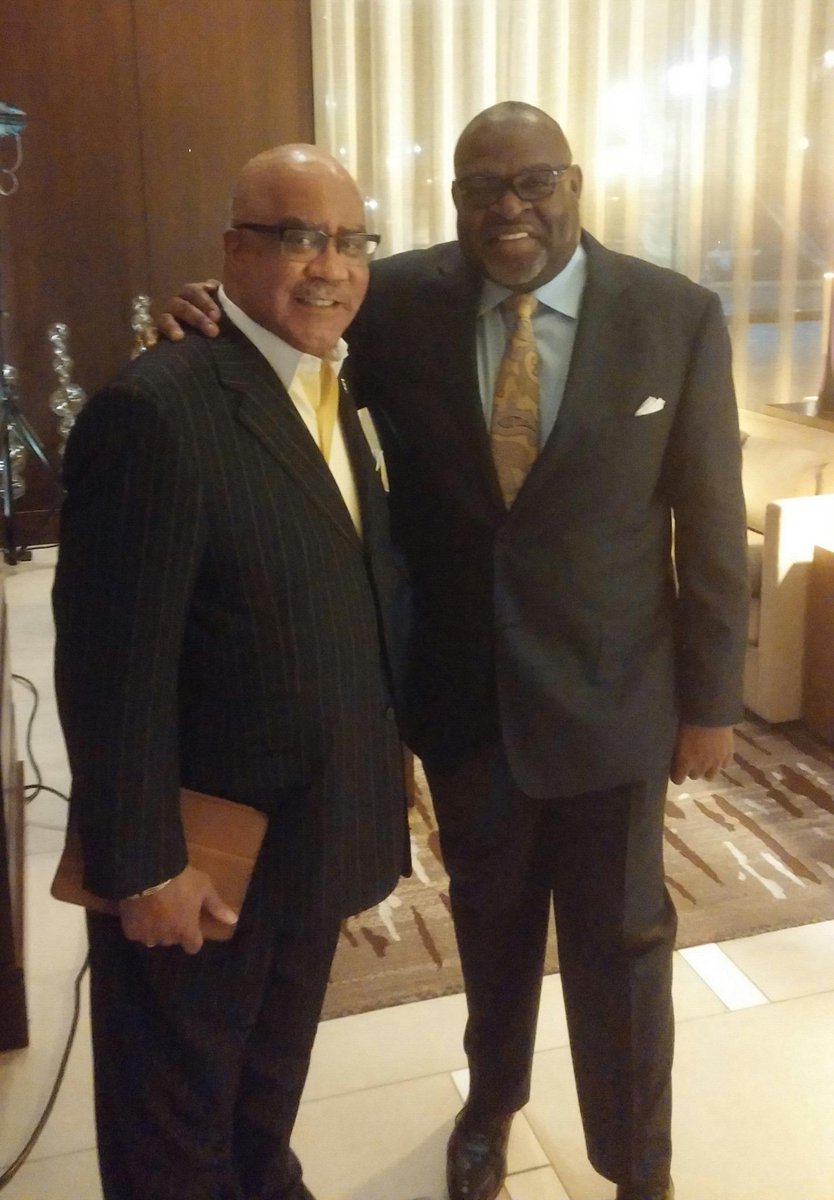 DrJohnsonNSCS's tweet photo. With Dr. Walter Bumphus, AACC President &amp; CEO, at the Alabama Community College Association conference in Birmingham. http://t.co/ERdSRQDL7H