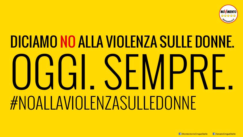 M5S_Senato's tweet photo. #Noallaviolenzasulledonne le nostre azioni concrete, dentro e fuori il Parlamento: http://t.co/reSKSlsA9V http://t.co/5TlpGT5LTa