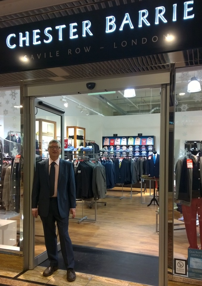 Chester_Barrie's tweet photo. Congratulations to our competition winner, @NigelKnowlman! Nigel wins a full outfit from our @GloucesterQuays store. http://t.co/Y3JNk1ObgY