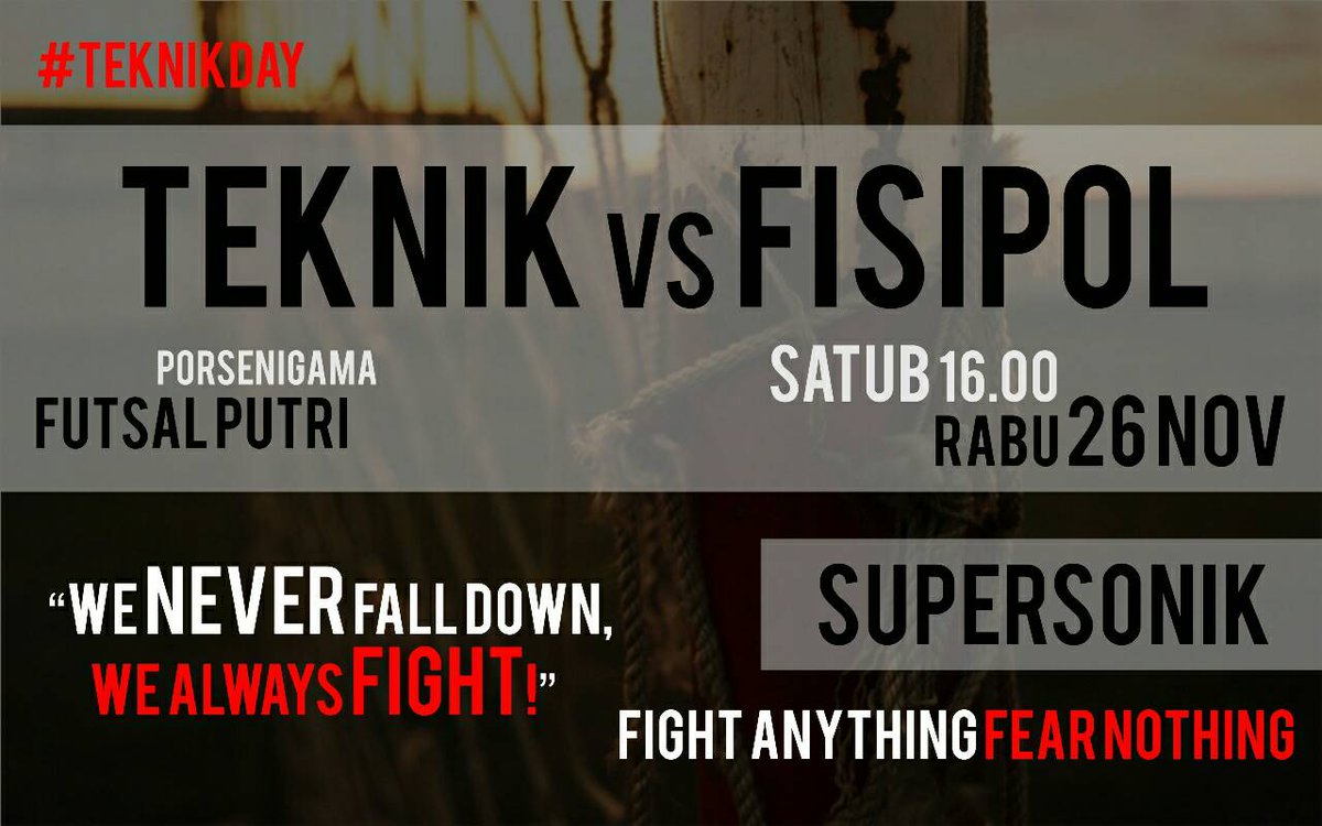 SIAAAAP!! RT <a href="/TeknikSatu/">SUPERSONIK</a>: Siap kembali ke arenaaa ? <a href="/panser_ireng/">Panser Ireng</a> <a href="/SuparmanKMTA/">Suparman KMTA</a> <a href="/maximania_ugm/">SUPORTER TEKKIM UGM</a> <a href="/SUTETMANIA/">SUTET</a>