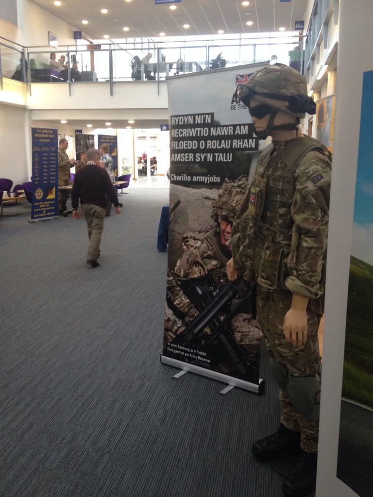 Welsh Government Offices Aberystwyth Recruiting Day <a href="/RFCAforWales/">RFCA for Wales</a>