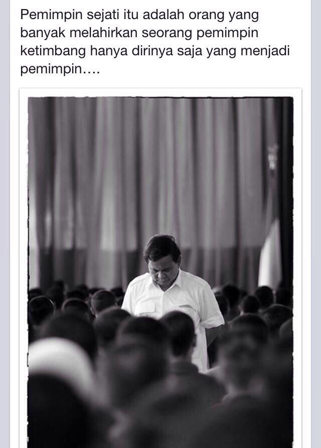 atigerindra's tweet photo. Panutan pemimpin sejati sll berDoa kpd Tuhan, utk: Ortu,para Pahlawan, Bangsa&amp;NKRI @Gerindra RT @Prabowo08 http://t.co/h8PKNYcBGx