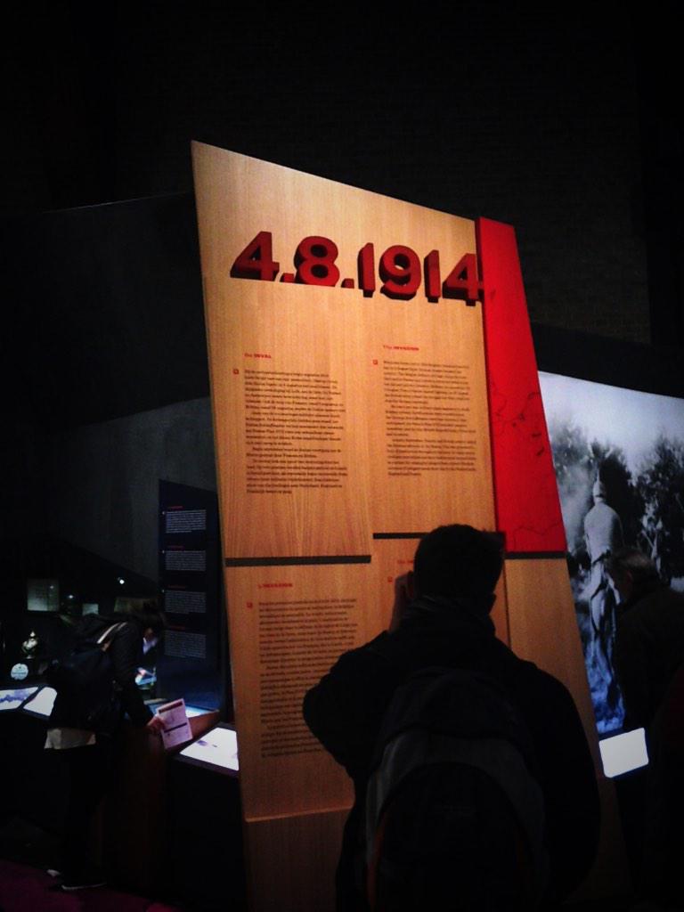 l_grodzicki's tweet photo. Today @EUoutofConflict visited In Flandres Fields Museum in #Ypres. #EUoC http://t.co/Pm5TP7nDTV