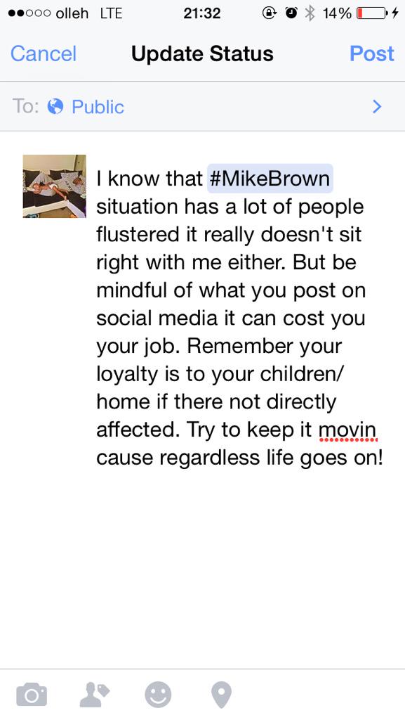 TrayBoogieFoo's tweet image. #PrayForFerguson #MikeBrown we have to protect our home first!!