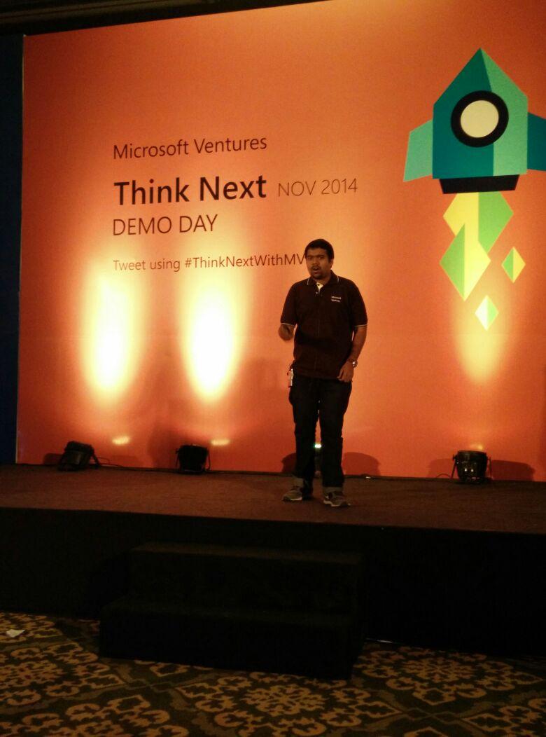 appknox's tweet photo. @sunnyrockzzs presenting Appknox. #thinknextwithmv trending in bangalore @TrendsBangalore @MSFTVenturesInd http://t.co/K1CCg1RZA8