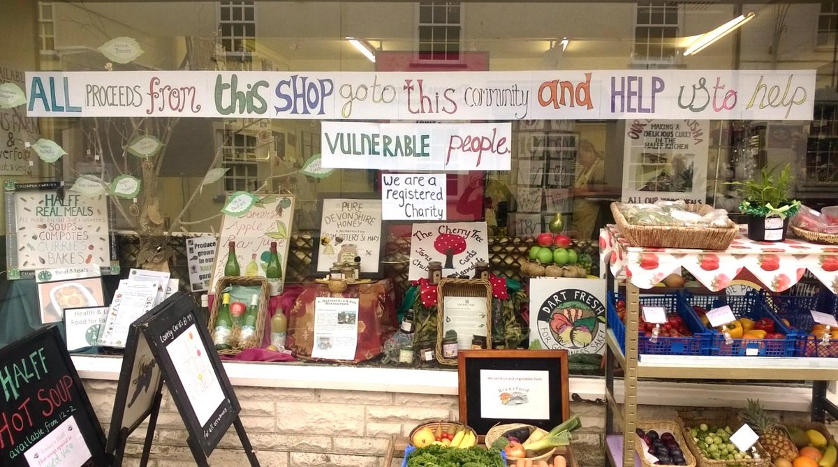 ProjectFoodCIO's tweet photo. All proceeds from HALFF's #Axminster shop go to the community &amp; help us help vulnerable people #devonhour @Devon_Hour http://t.co/h0Az7YPdvL