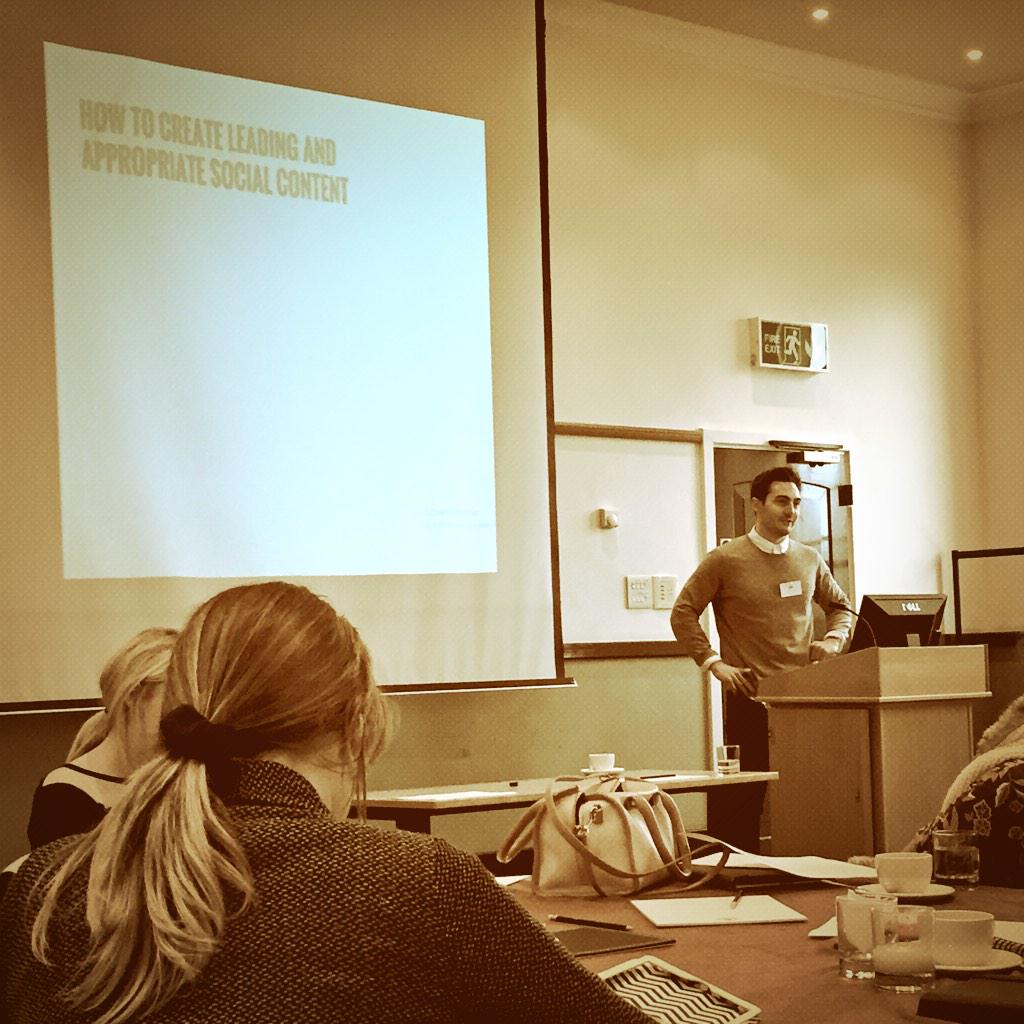 bebornsocial's tweet image. Next up is @Paddysmith91 on creating Leading content. #TalkSocial2014 #WellConference