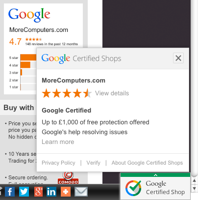 Morecoco_store's tweet photo. http://t.co/C5PoBUXBbz has been selected for Google Certified Shop. Only shops with excellent customer service get in http://t.co/ijjj8rnXsm