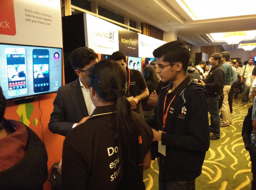 _subir_'s tweet photo. @niftywindow generating lot of interest! Get eZone discount coupons @ our booth #ThinkNextWithMV @MSFTVenturesInd http://t.co/wjdFbsahJi