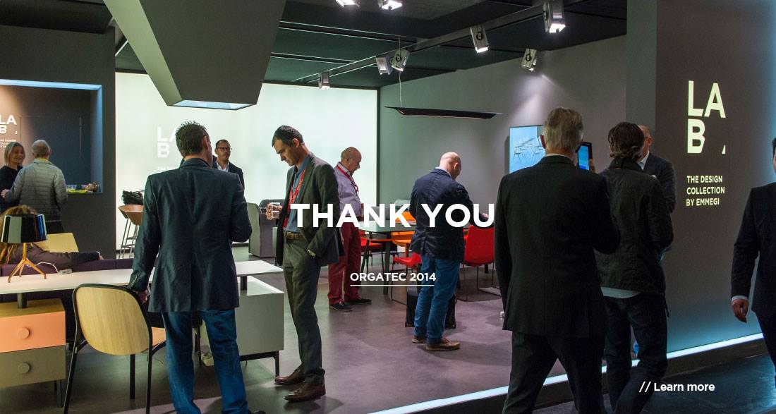 LABbyEmmegi's tweet image. #ORGATEC #THANKYOU #LAB lab.emmegiseating.com