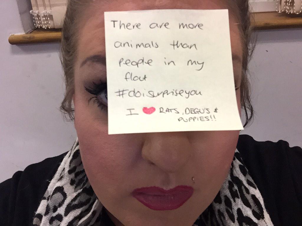 Hazza_b's tweet photo. There are more animals than people in my flat #DoISurpriseYou @mencap_charity donate £3 70700 @duncanbeagley your go! http://t.co/4u6uIBKj1m