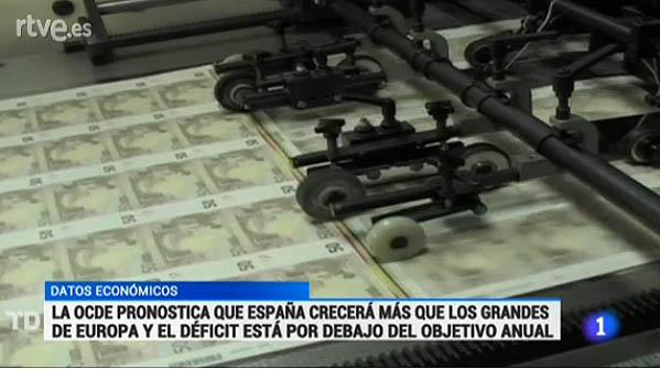 telediario_tve's tweet photo. La #OCDE mejora en una décima la previsión de crecimiento para España en 2014 y 2015 #TD1 en http://t.co/bQHqc2viGo http://t.co/Mfh6gy3Qhb
