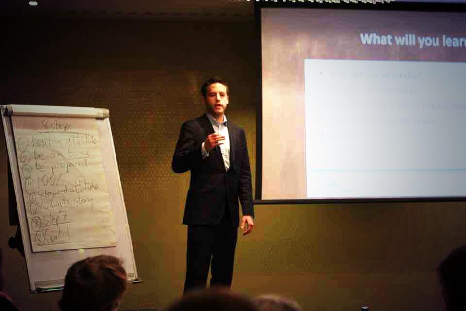 AshDavis's tweet image. Speaking on how social media can help businesses generate more leads for @studioSkylineUK